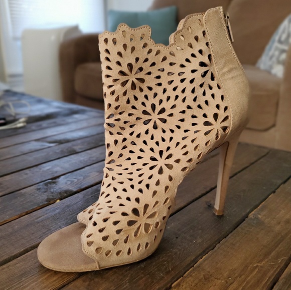 Suede Stiletto Heels - Picture 2 of 3